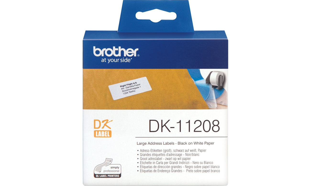 Etykiety papierowe Brother DK-11208